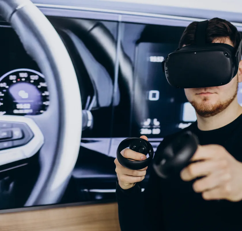 VR Car Driving Simulation